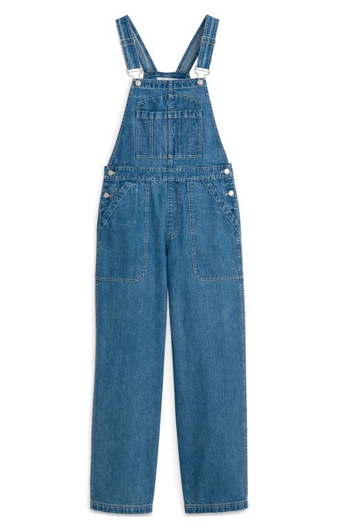 Alex Mill Lili Overall In Denim In Paris Medium Wash