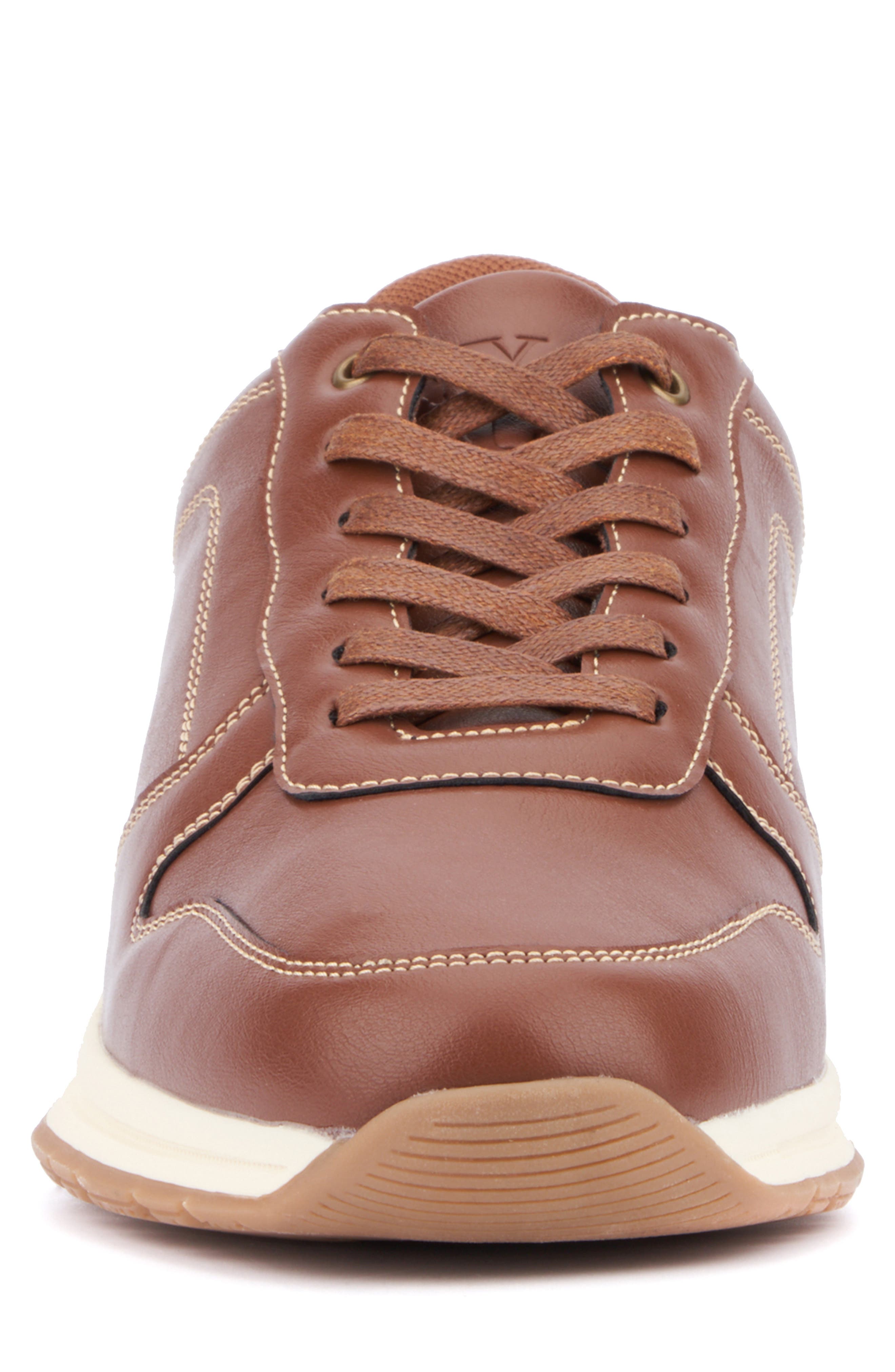 NEW YORK AND COMPANY Haskel Low Top Sneaker, Alternate, color, Brown