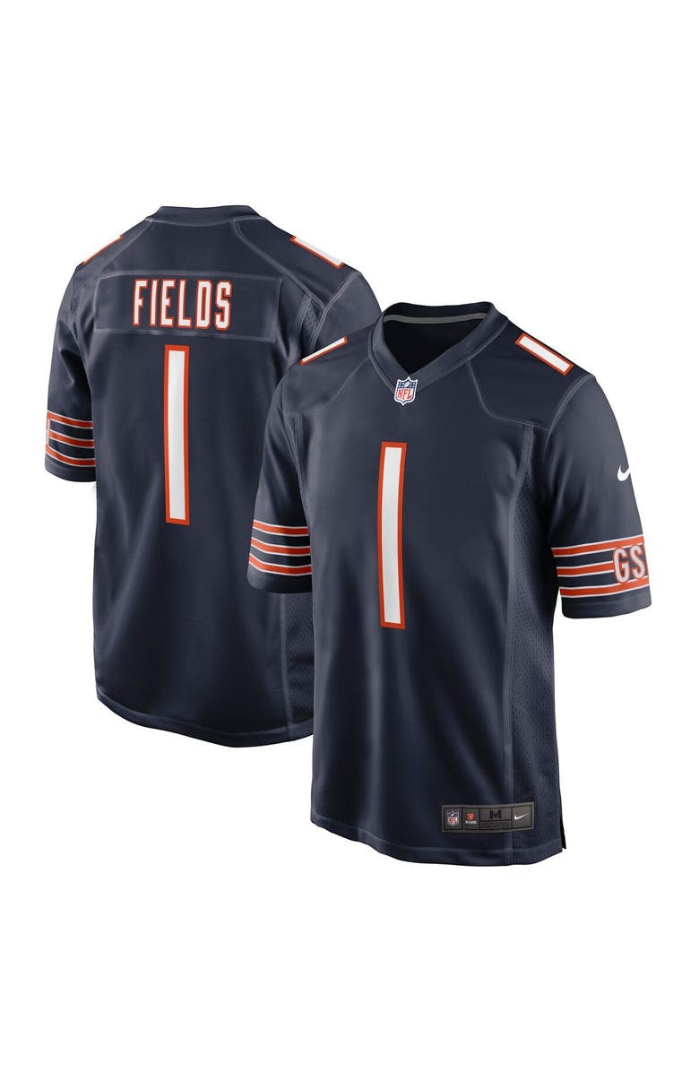 Nike Youth Nike Justin Fields Navy Chicago Bears Game Jersey, Alternate, color, 