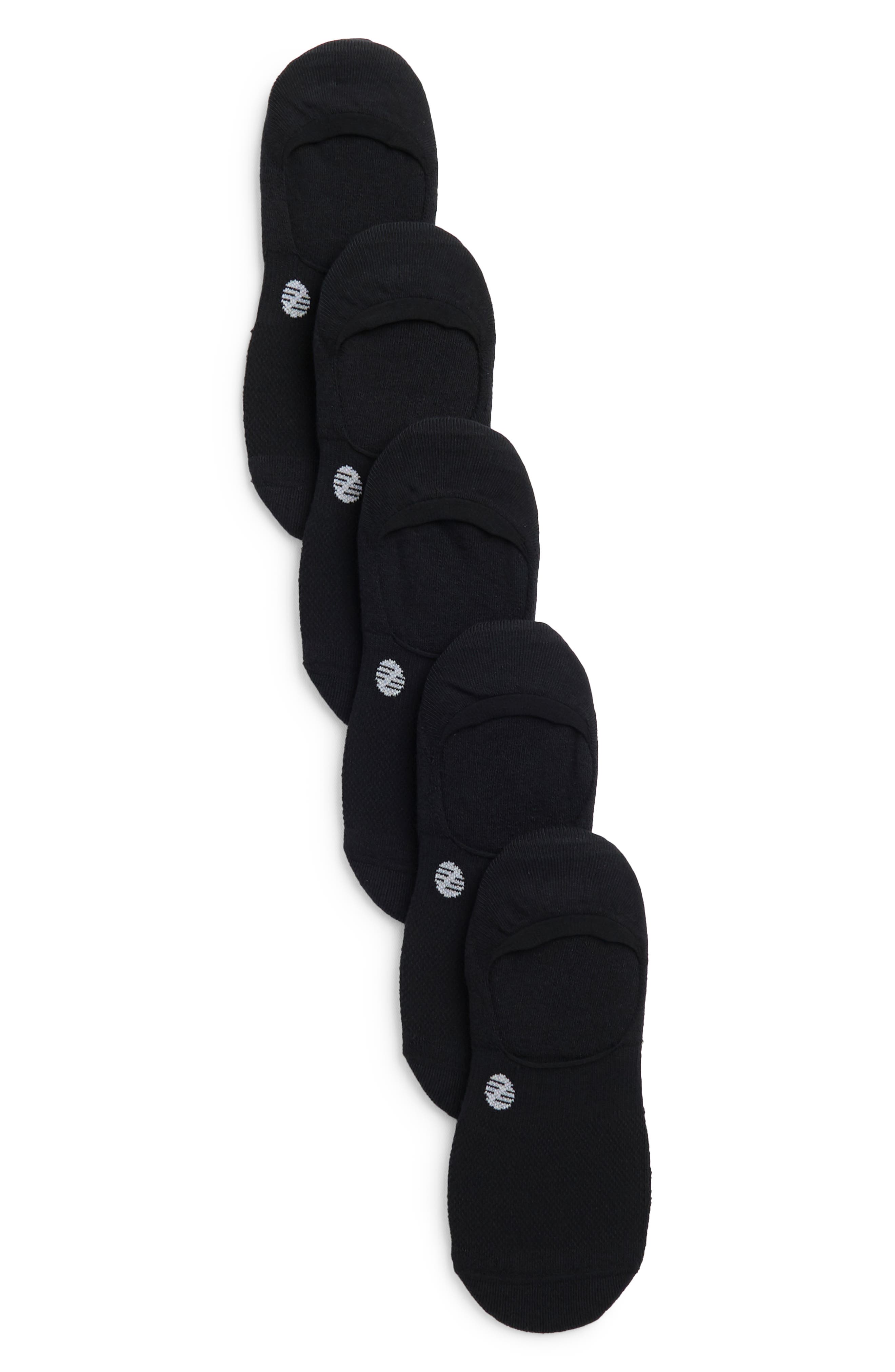 Z by Zella All Purpose Cushioned 5-Pack No Show Liner Socks