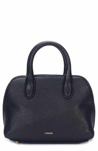 Vince Mini Delphine Pebble Leather Top Handle Bag