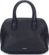 Vince Mini Delphine Pebble Leather Top Handle Bag