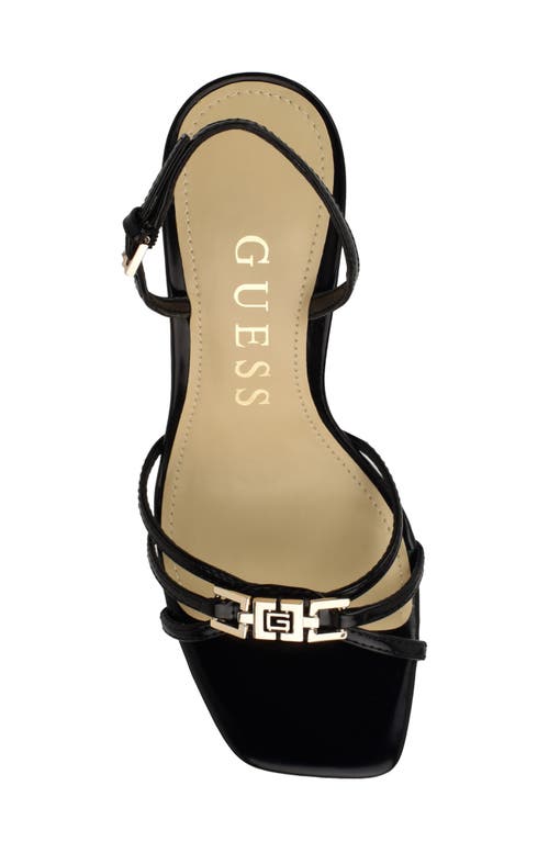 Guess Twilla Slingback Sandal In Black