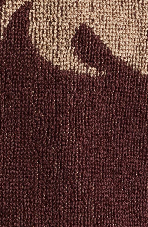 Shop Oas Mocha Ember Terry Cloth Camp Shirt
