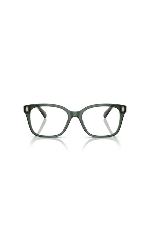 Ralph 53mm Rectangle Optical Glasses In Black