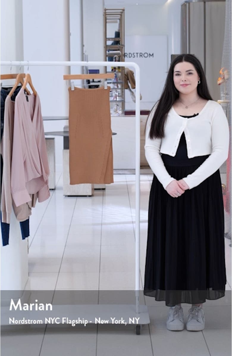 Rib Sweater Convertible Top/Skirt, sales video thumbnail