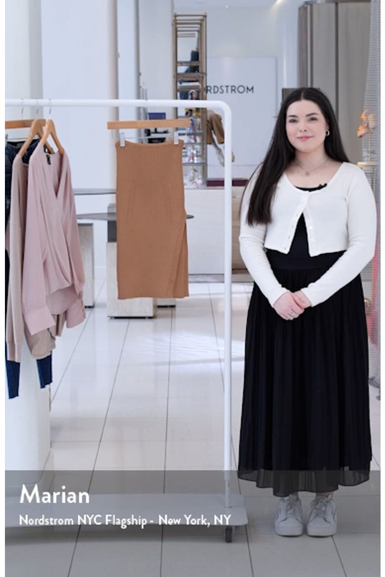Rib Sweater Convertible Top/Skirt video