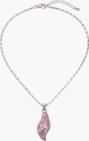 Modenaire Crystal Floral Pendant Necklace