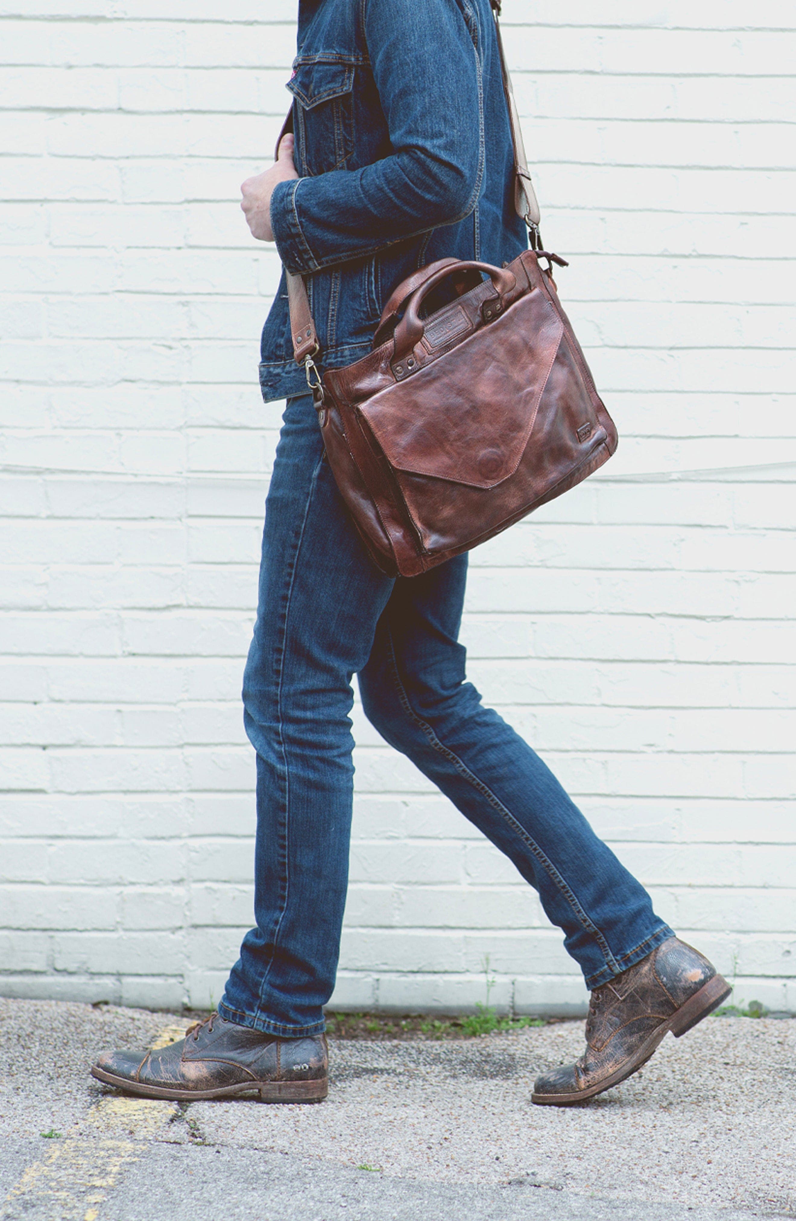 Bed Stu Depp Messenger, Alternate, color, Teak Dd