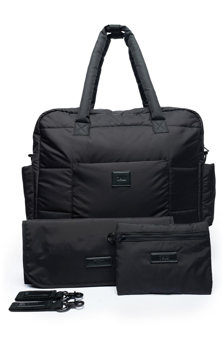 Plaza Diaper Bag, Alternate, color, BLACK