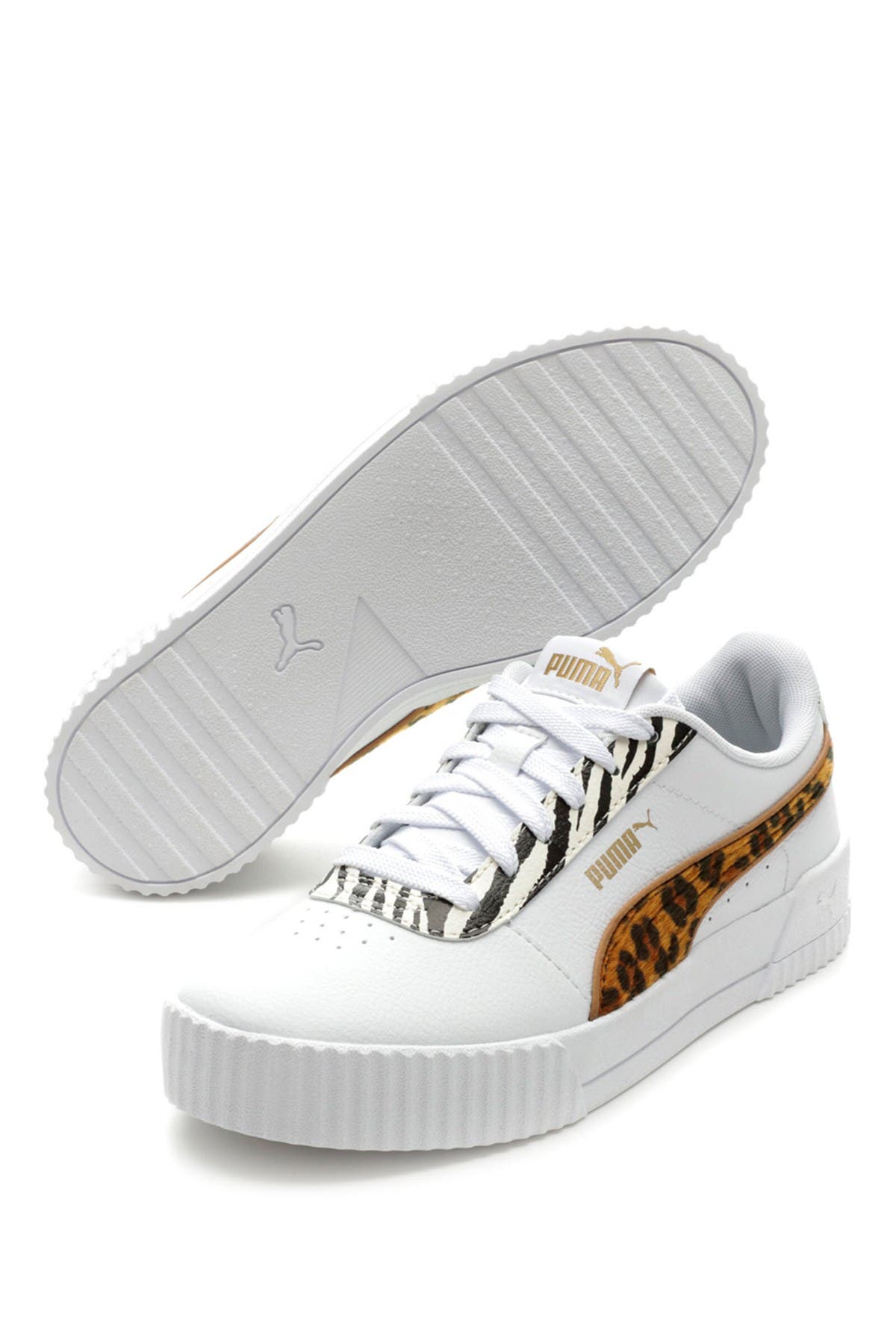 PUMA Carina Animal Mix Print Sneaker, Main, color, 