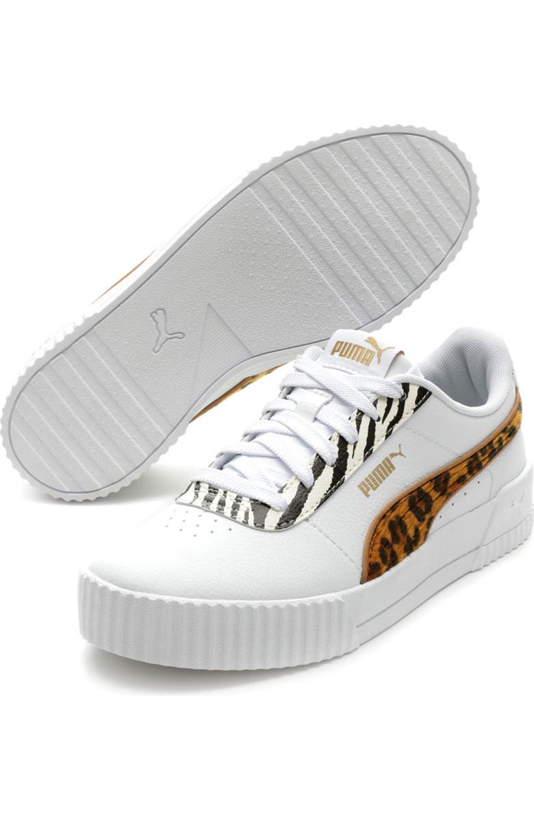 PUMA Carina Animal Mix Print Sneaker, Main, color,