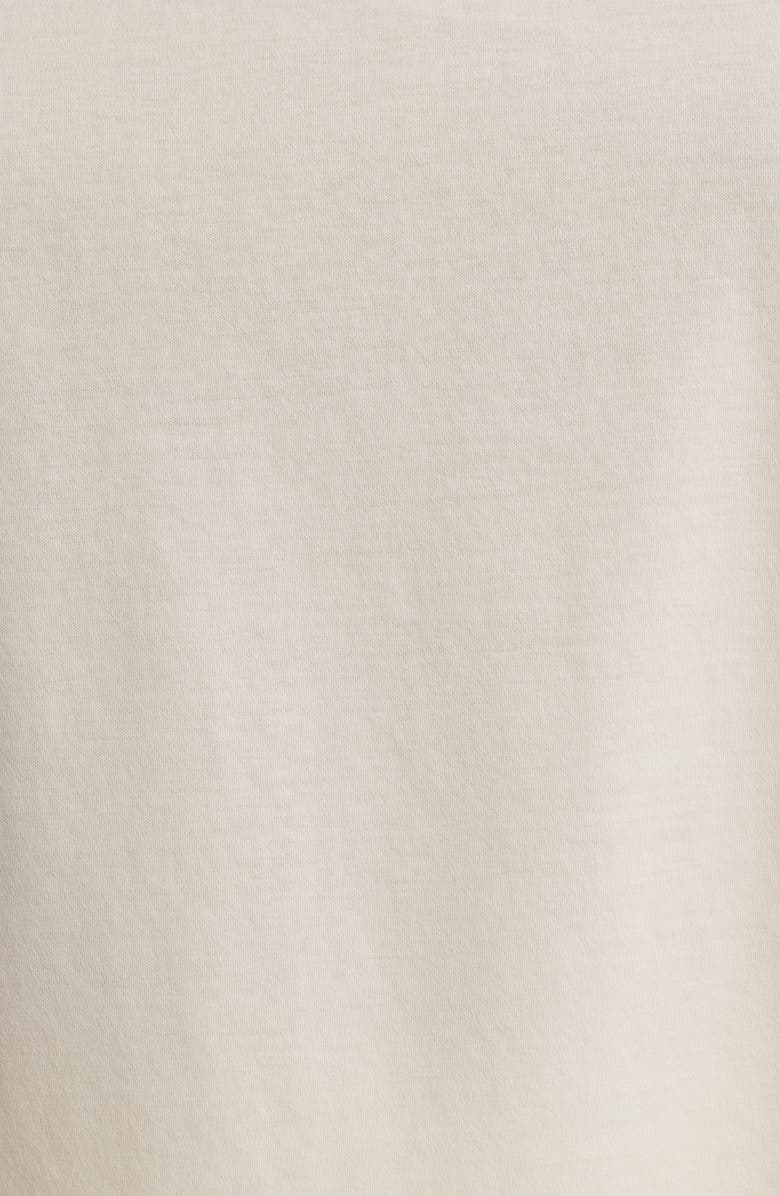 KOBI HALPERIN Chiffon Trim Cotton T-Shirt, Alternate, color, Ecru