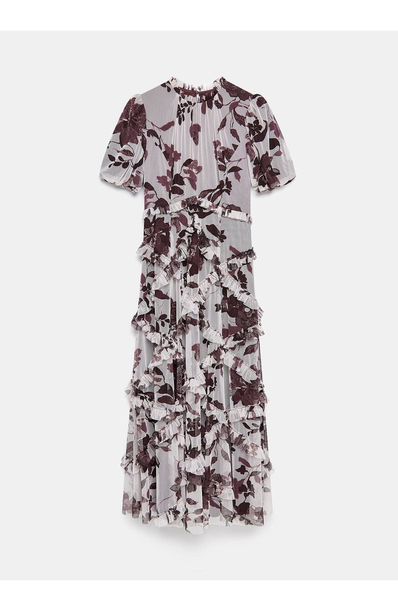 MINT VELVET Floral Printed Maxi Dress, Alternate, color, Burgundy
