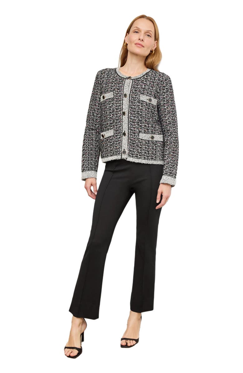 M.M.LaFleur Evangeline Lady Jardigan - Boucle Tweed, Alternate, color,