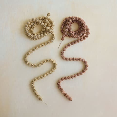 Beaded Ball Garland in Luxe Finish