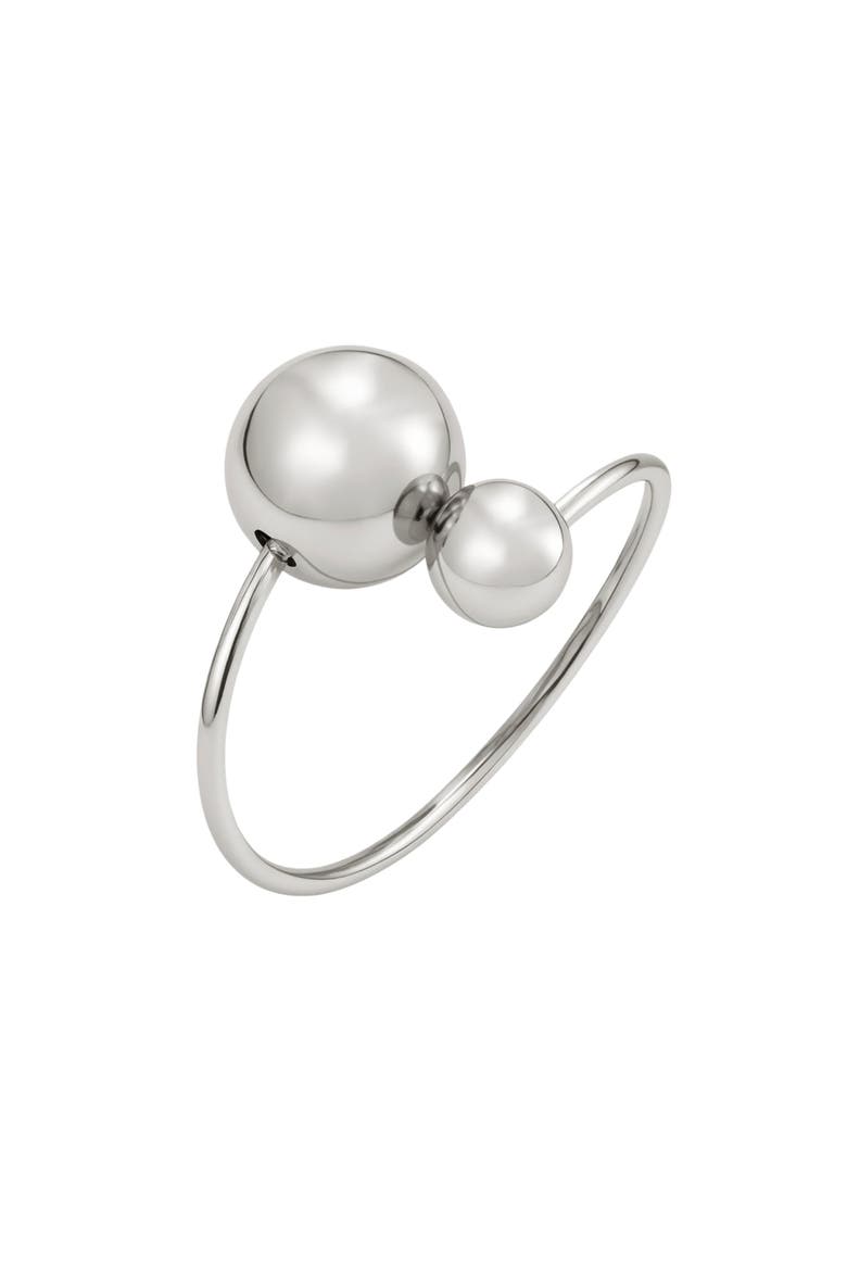 Sphere Open Ring, Main, color, SILVER