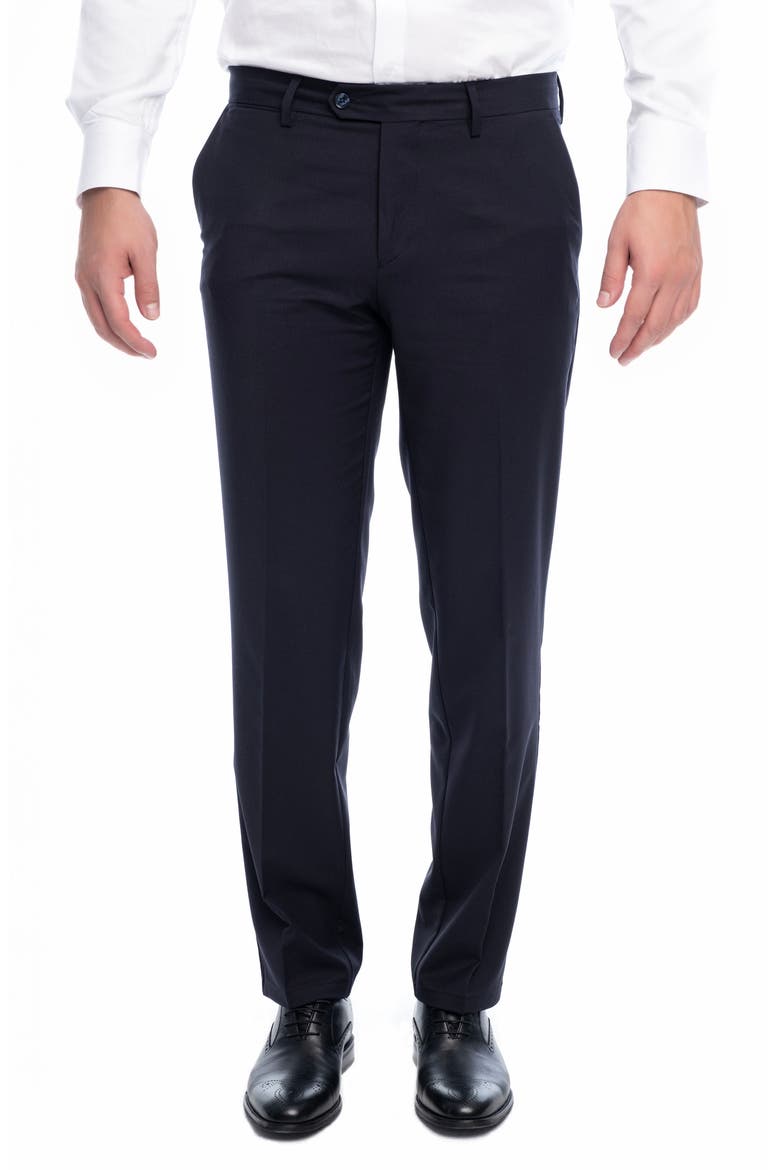 Avlona Straight Leg Pants, Main, color, NAVY BLUE