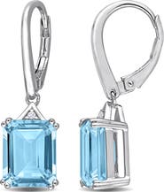 Julianna B. Gemstones Octagon Drop Earrings