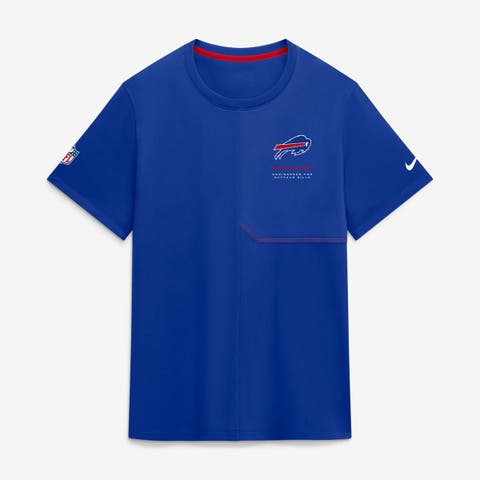 Men's Nike Royal Buffalo Bills Sideline UV Dri-FIT Coaches Shirt