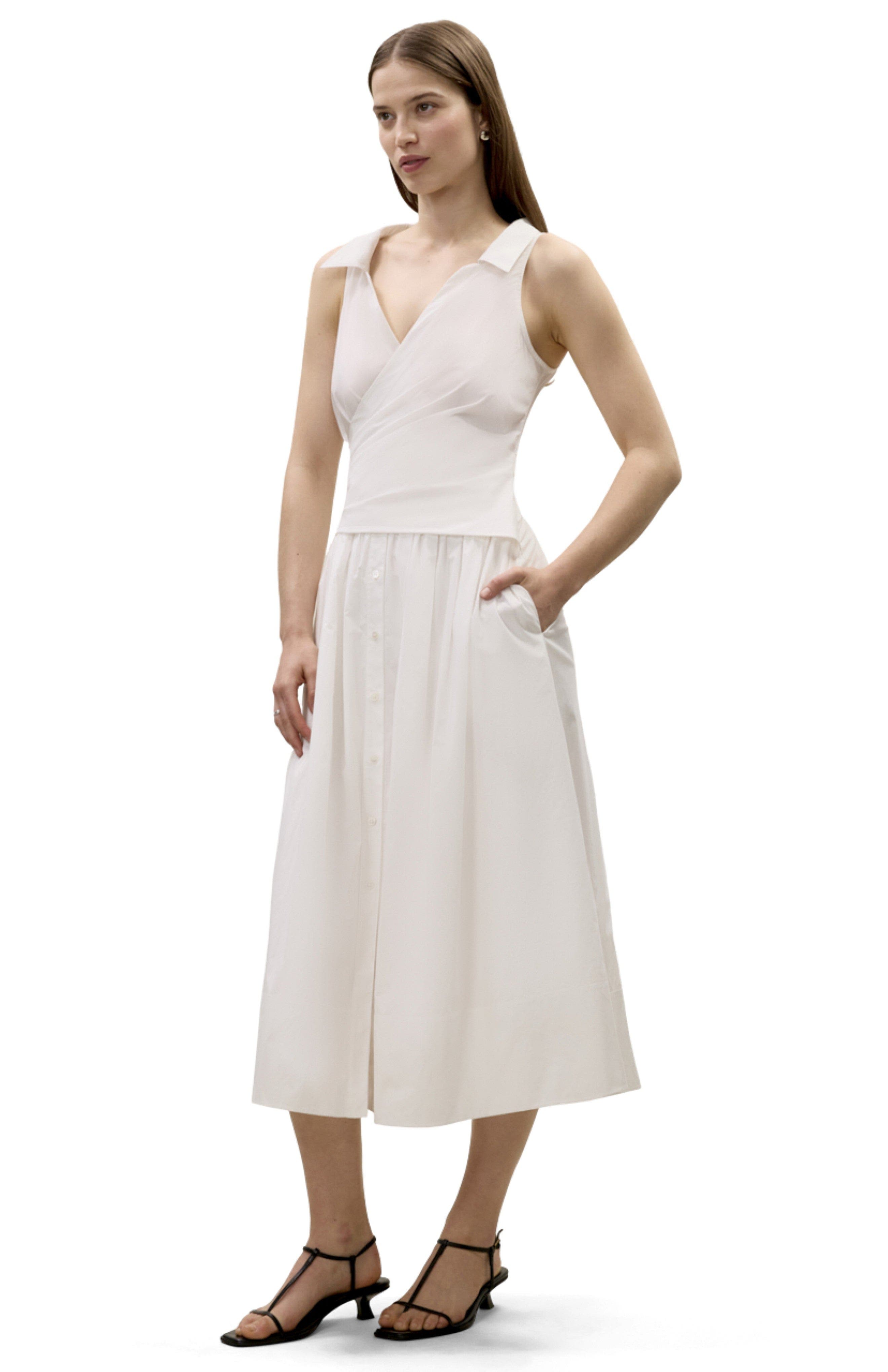 Isla Poplin Dress - image 4