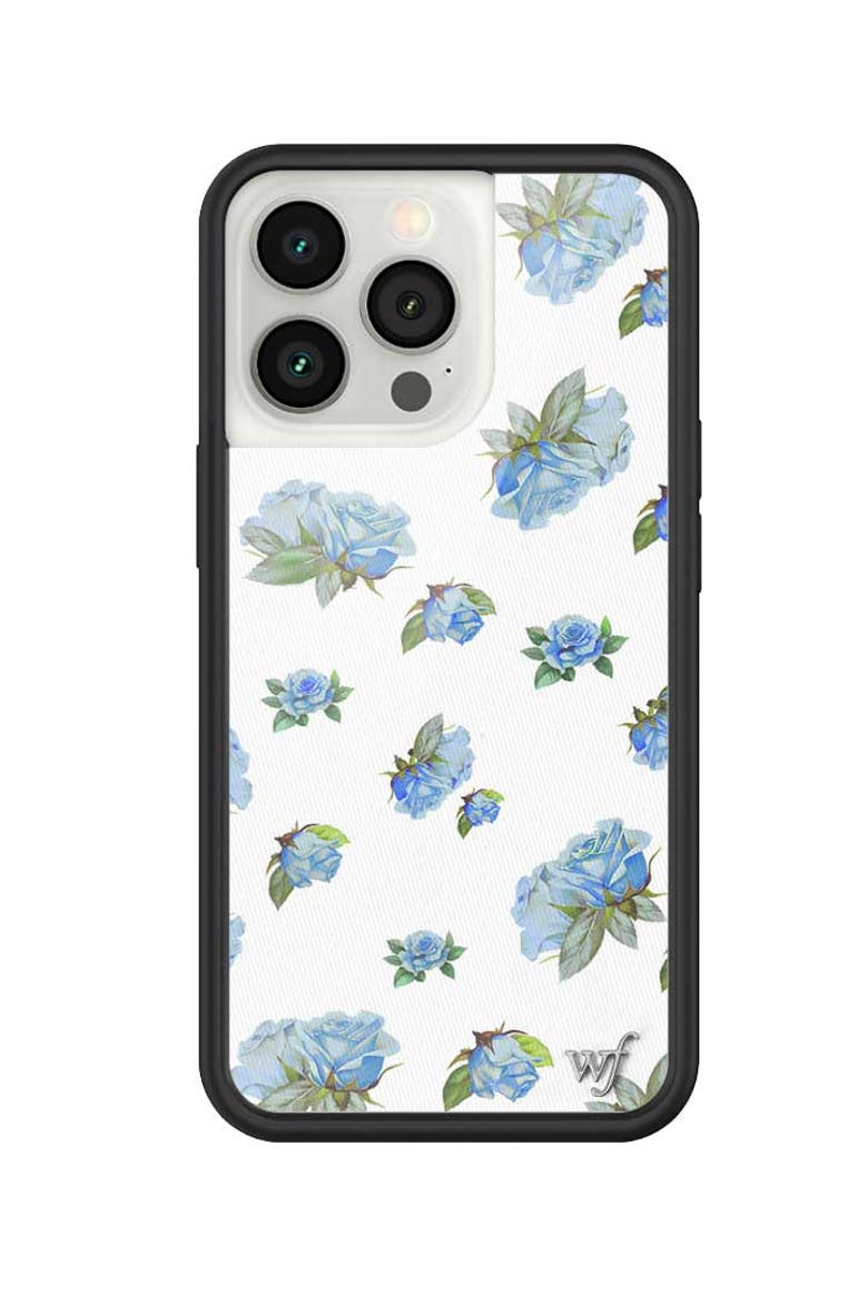 Moonlight Rose iPhone Case, Alternate, color, Blue