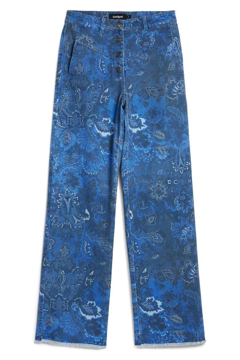 Low Rise Frayed Hem Flare Leg Jeans, Alternate, color, LIGHT BLUE