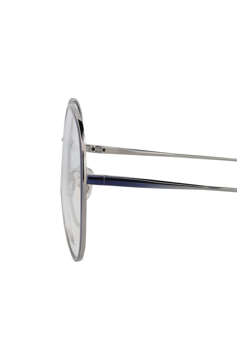 Chloé Core 58mm Aviator Optical Glasses, Alternate, color, Blue Blue Transparent