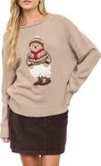 Blu Pepper Teddy Bear Cotton Blend Sweater