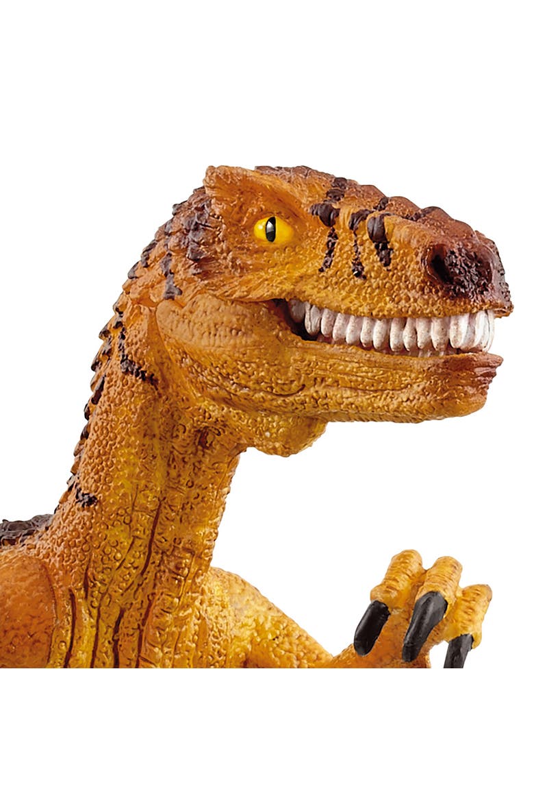 Velociraptor 7 Inch Dinosaur Figurine, Alternate, color, Multicolored