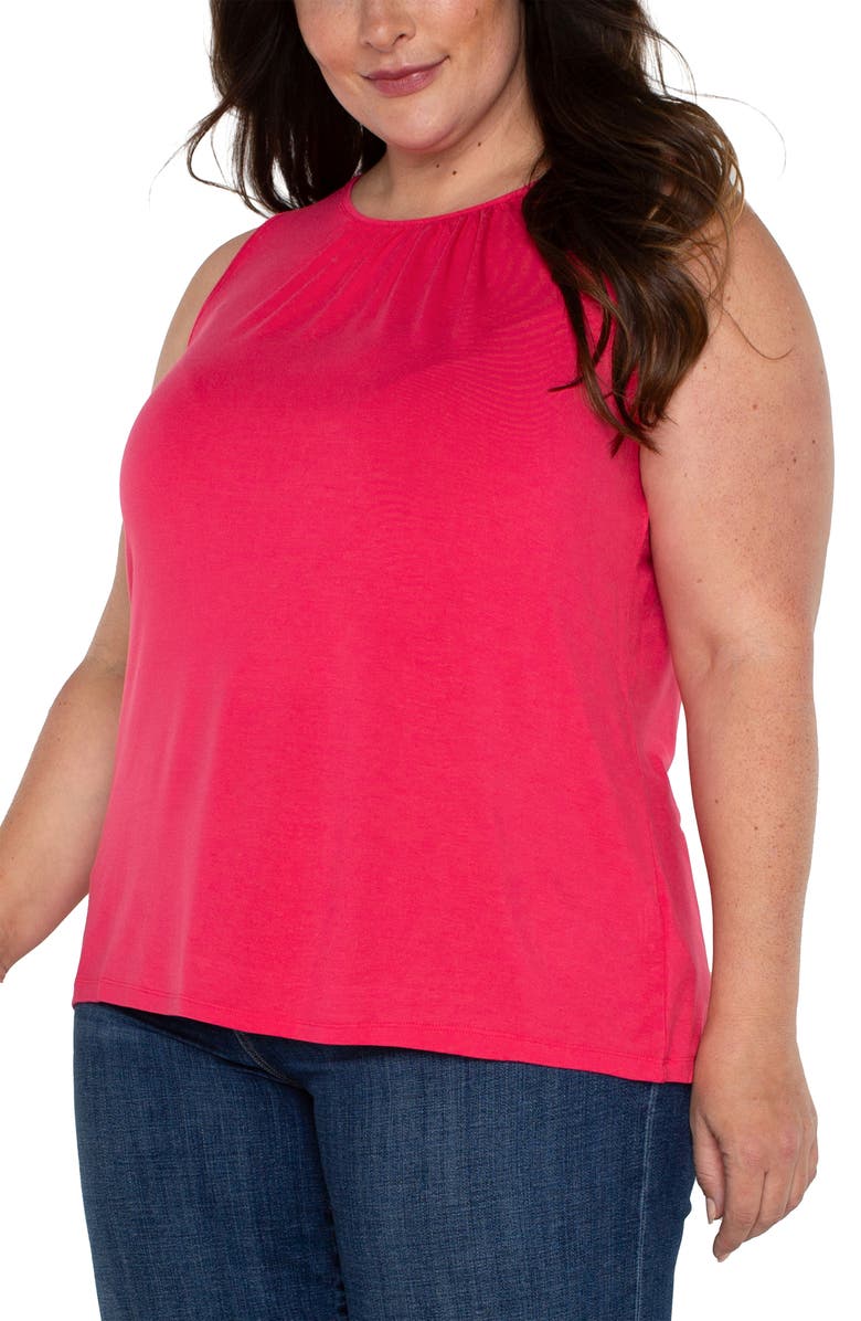 Liverpool Los Angeles Sleeveless Top, Alternate, color, Pink Punch