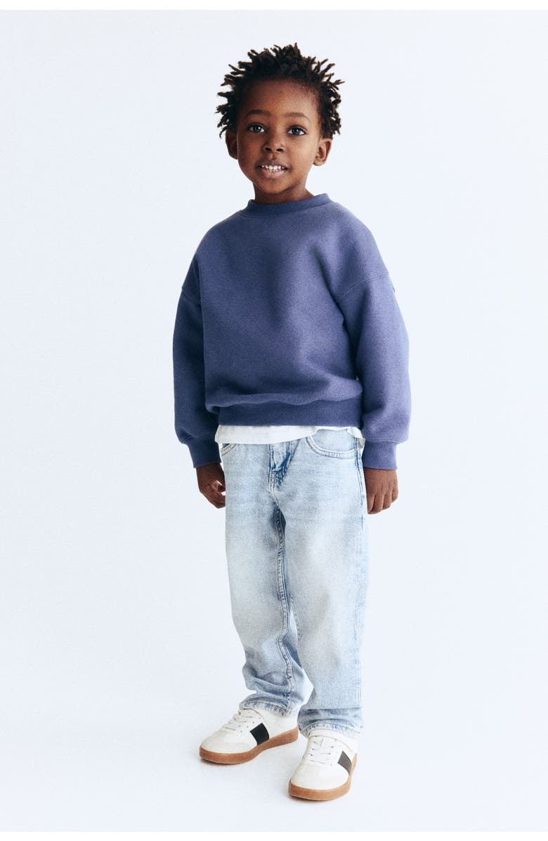 H&M Relaxed Fit Jeans, Alternate, color, Light Denim Blue