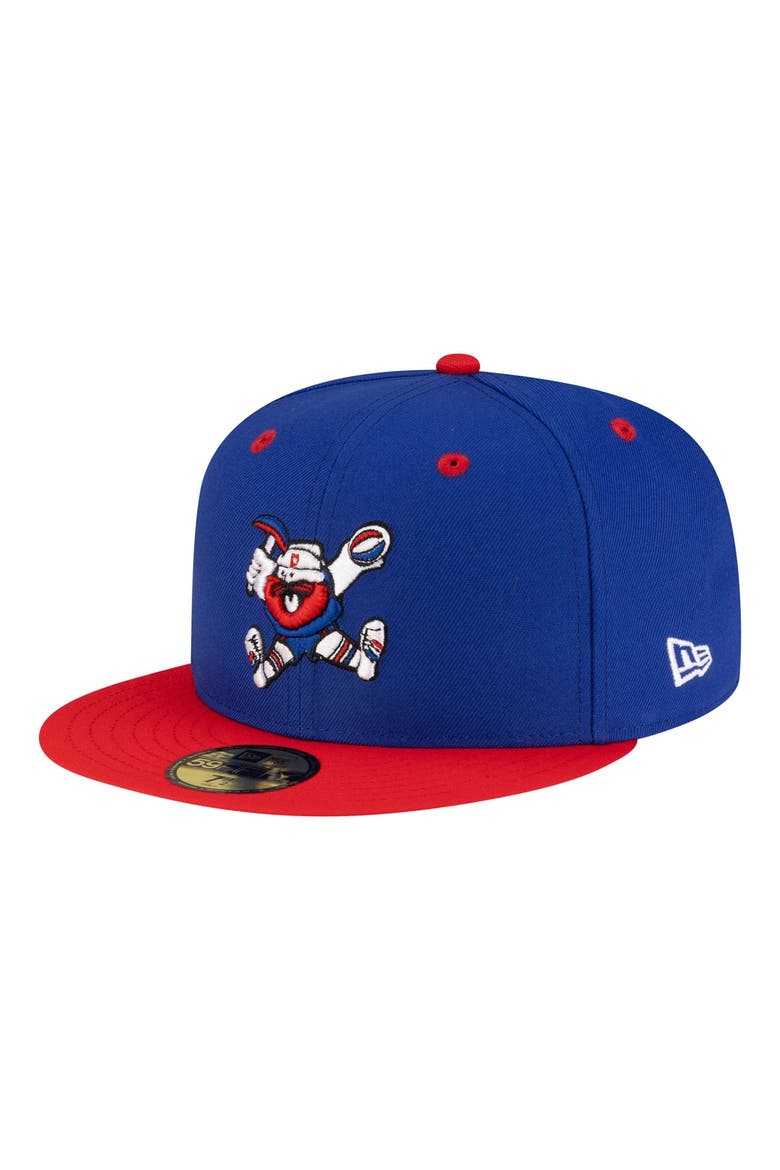 Men's New Era  Royal/Red Denver Nuggets 80s Throwback 59FIFTY Fitted Hat, Main, color, Royal