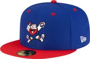 New Era Men's New Era Royal/Red Denver Nuggets 80s Throwback 59FIFTY Fitted Hat