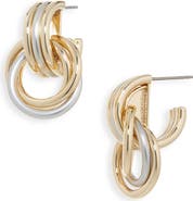 ROXANNE ASSOULIN Two-Tone Link Earrings