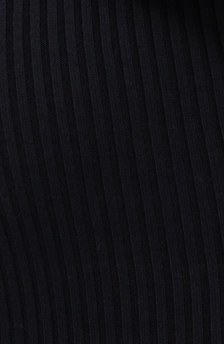 PIETRO BRUNELLI MATERNITY Rib Long Sleeve Maternity Midi Sweater Dress, Alternate, color, Black