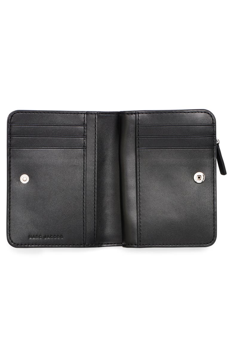Marc Jacobs The Mini Compact Leather Bifold Wallet, Alternate, color, 