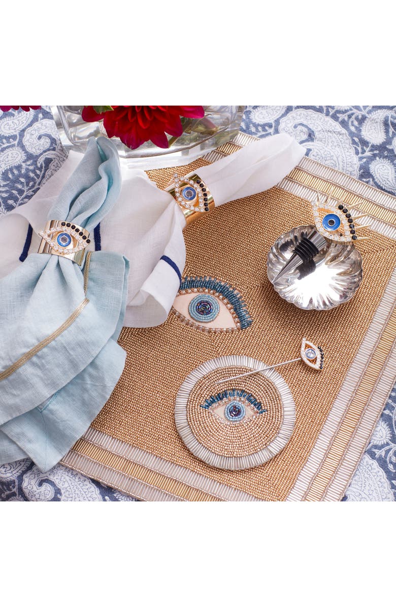 Joanna Buchanan Wine stopper, Alternate, color, Blue