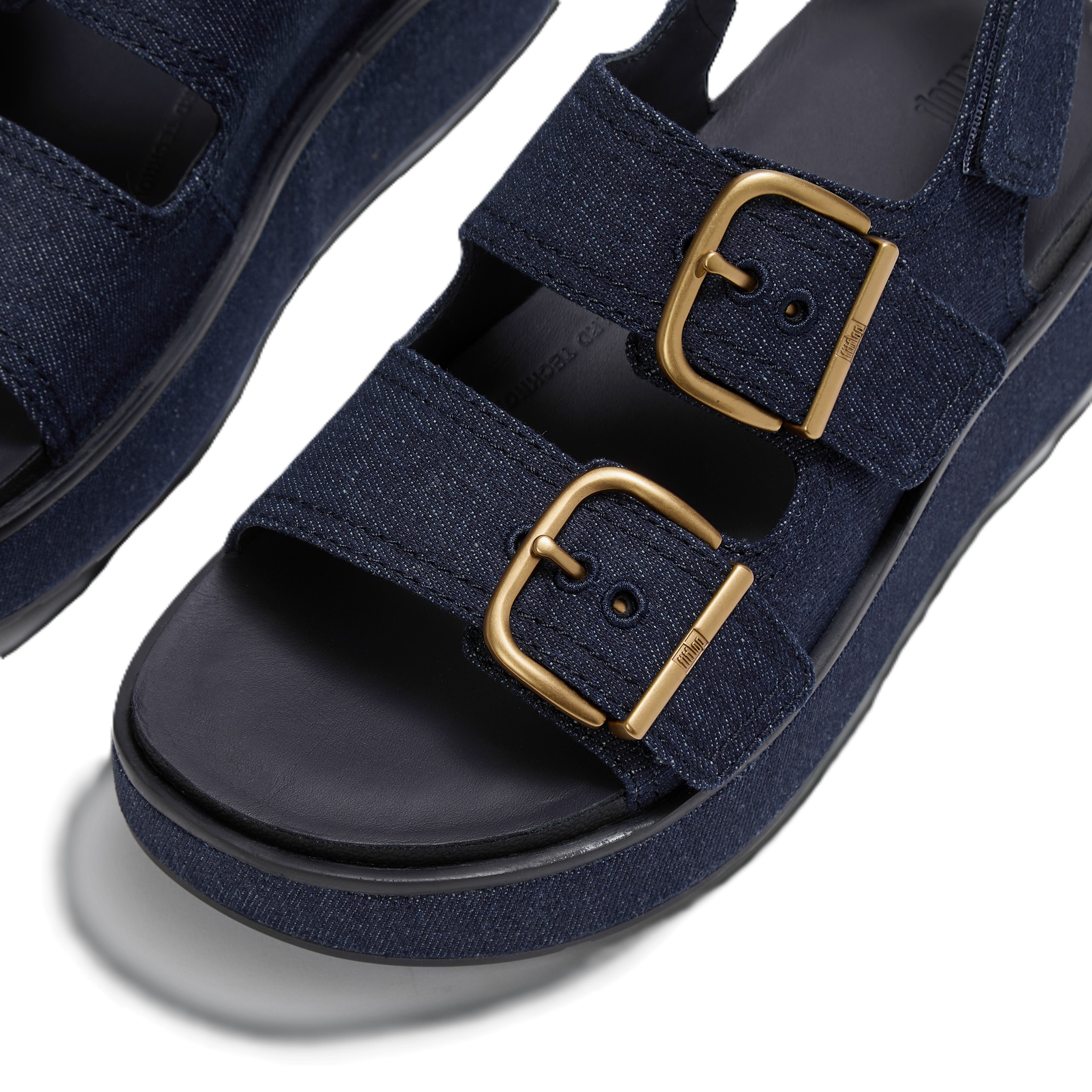 FitFlop Gen FF Max Buckle Denim, Alternate, color, Dark Denim