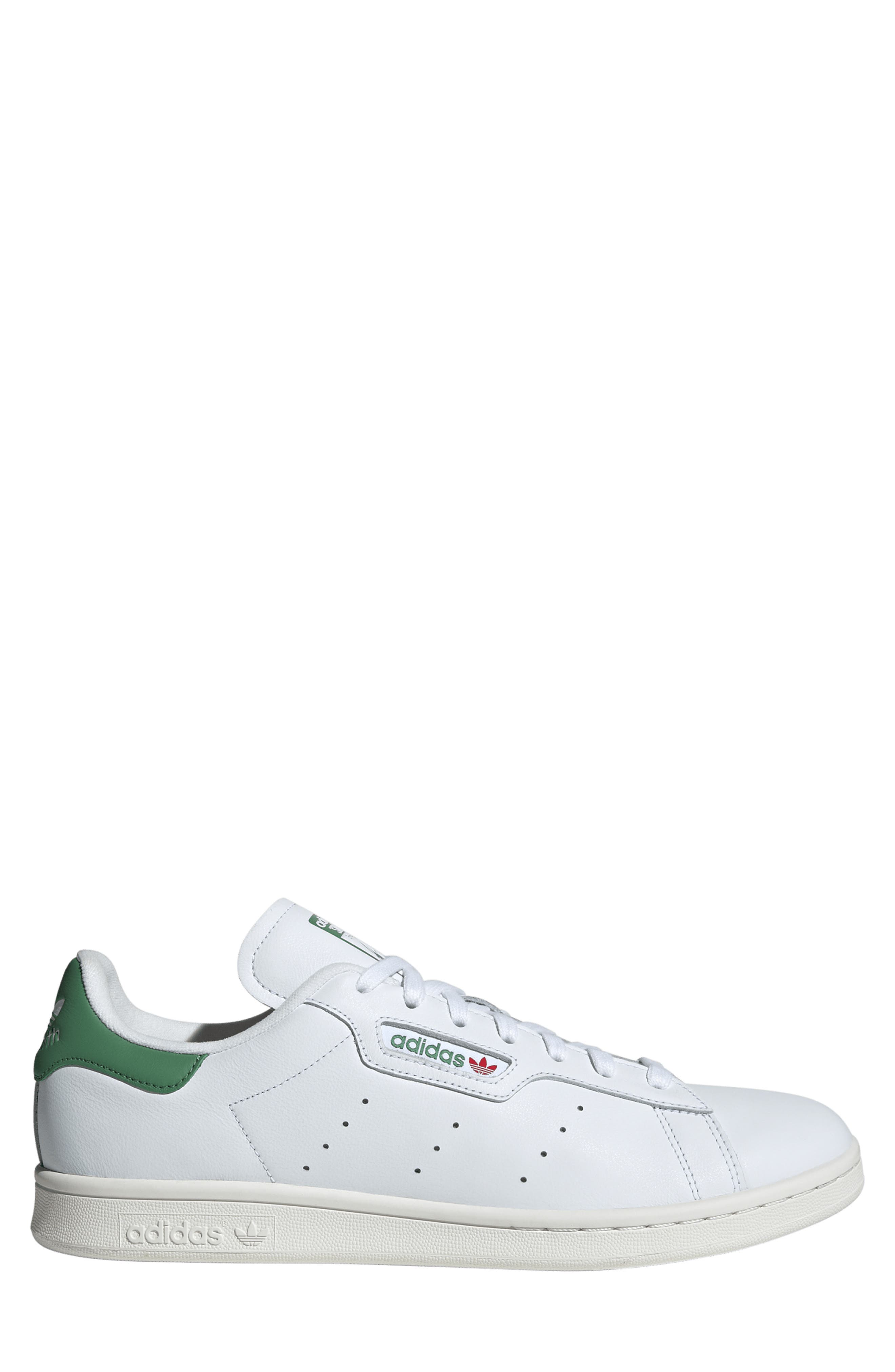 Stan Smith Sneaker, Alternate, color, WHITE/ WHITE/ PRELOVED GREEN