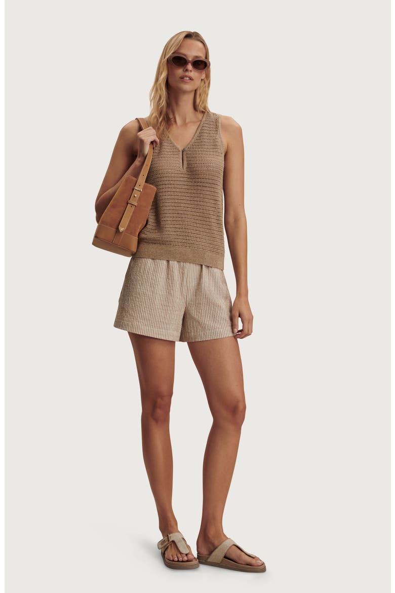Ramon Cotton Knit Tank, Alternate, color, SEPIA TWIST