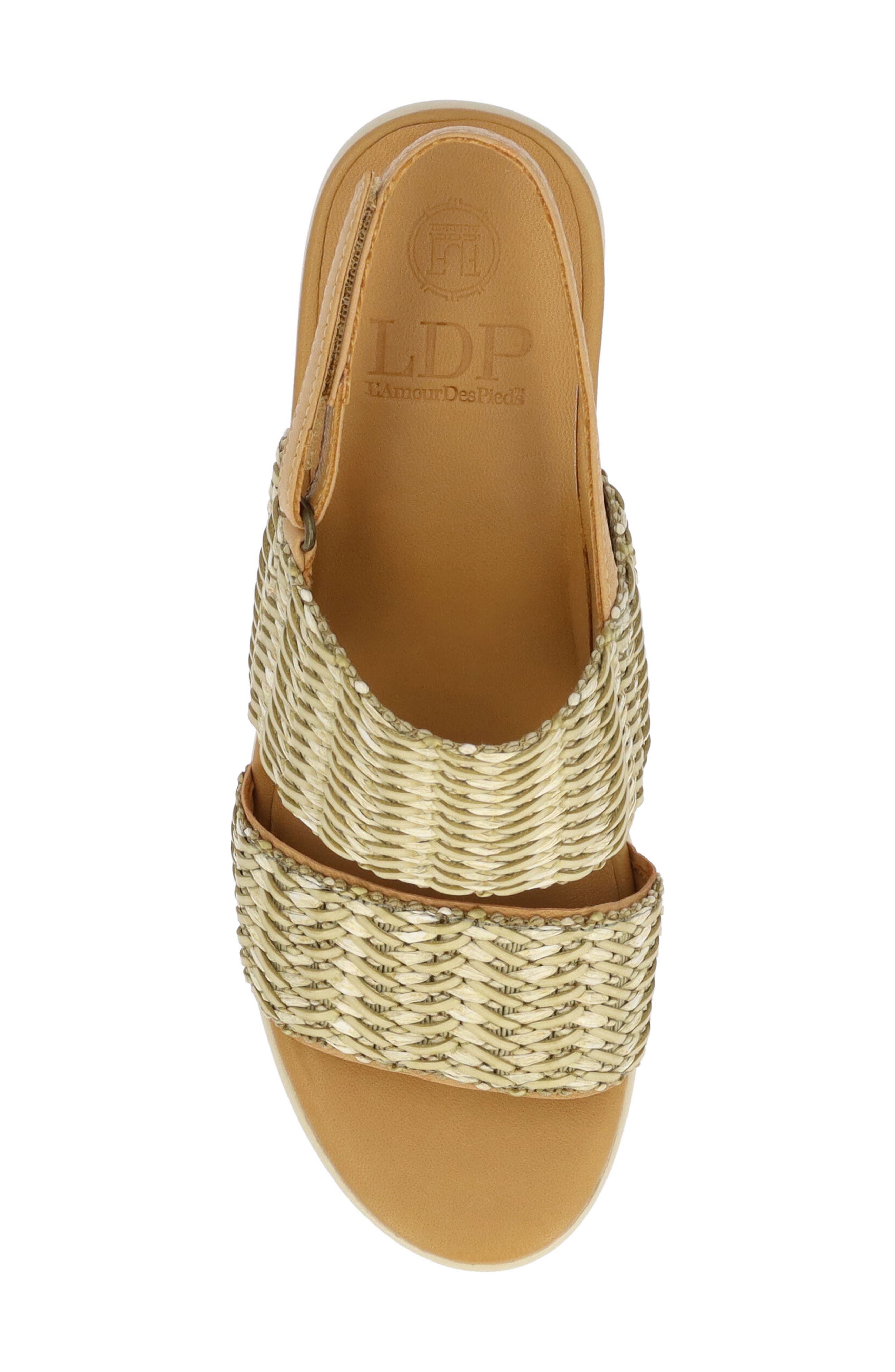 L
Amour des Pieds Ursa Slingback Sandal, Alternate, color, Natural