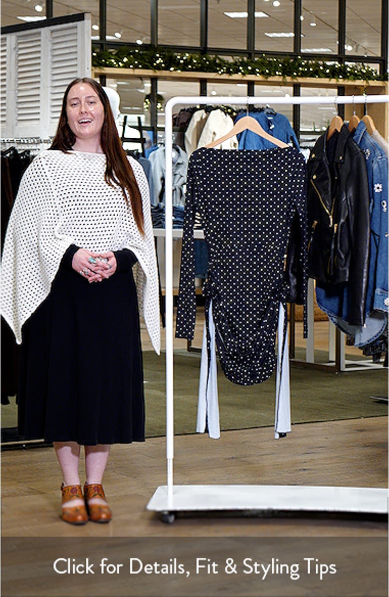 Glory Dot Long Sleeve Minidress, sales video thumbnail