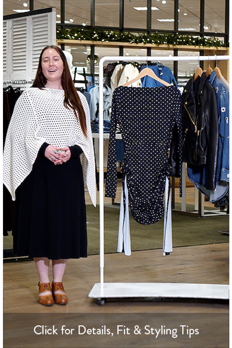 Glory Dot Long Sleeve Minidress video