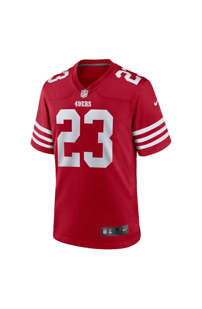 Nike Men's Nike Christian McCaffrey Scarlet San Francisco 49ers Game Player Jersey, Alternate, color, Scarlet