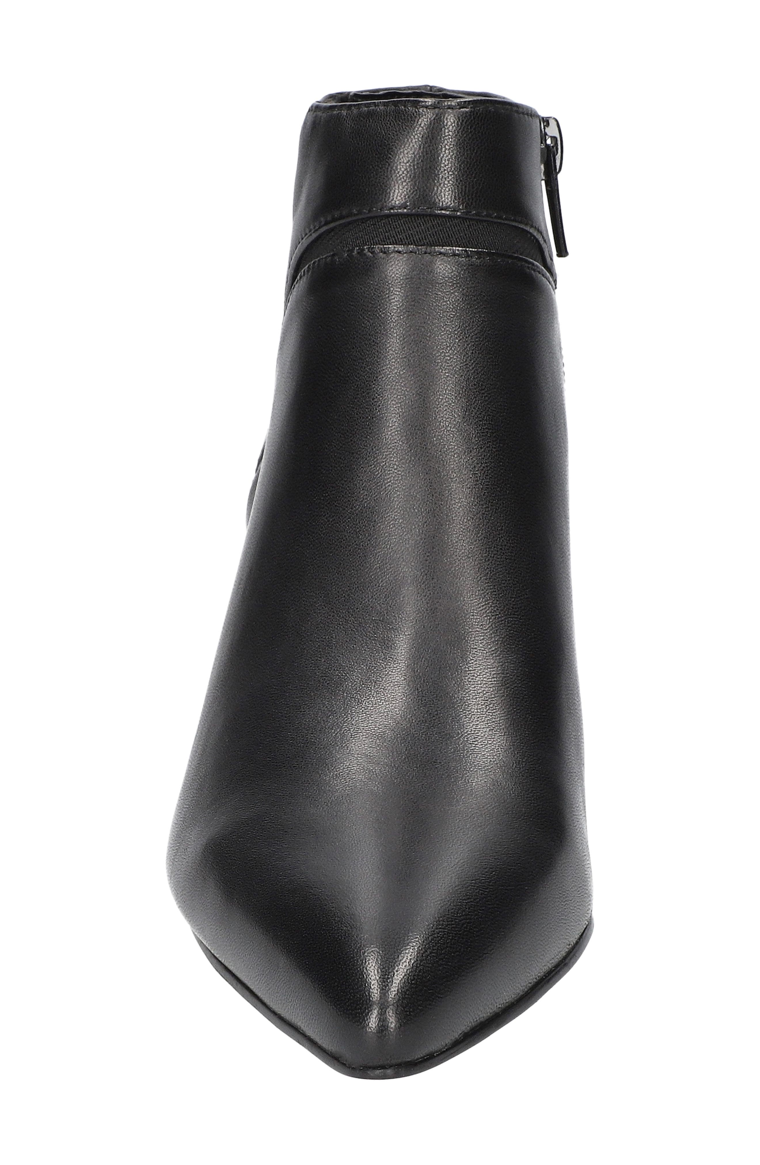 Bella Vita Faraday Kitten Heel Bootie, Alternate, color, Black Leather
