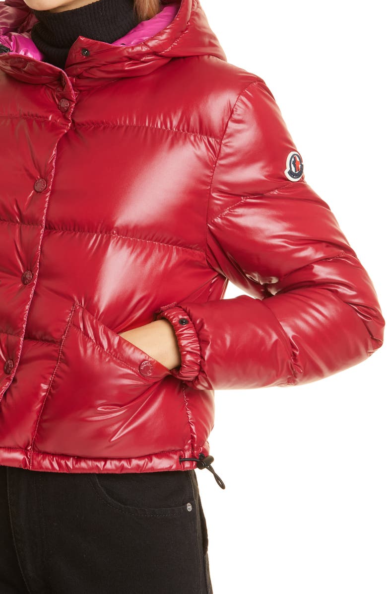 Moncler Bardanette Hooded Down Puffer Jacket, Alternate, color, 