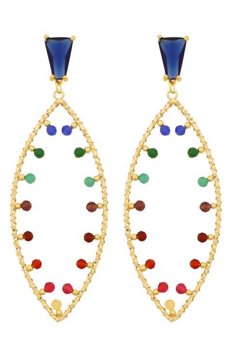 Crystal Marquis Earrings