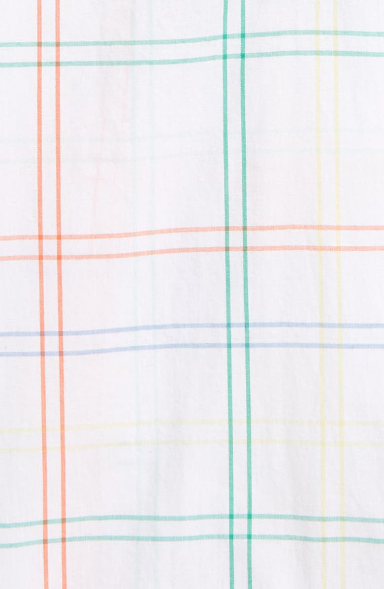 Tucker + Tate Check Print Hooded Romper, Alternate, color,