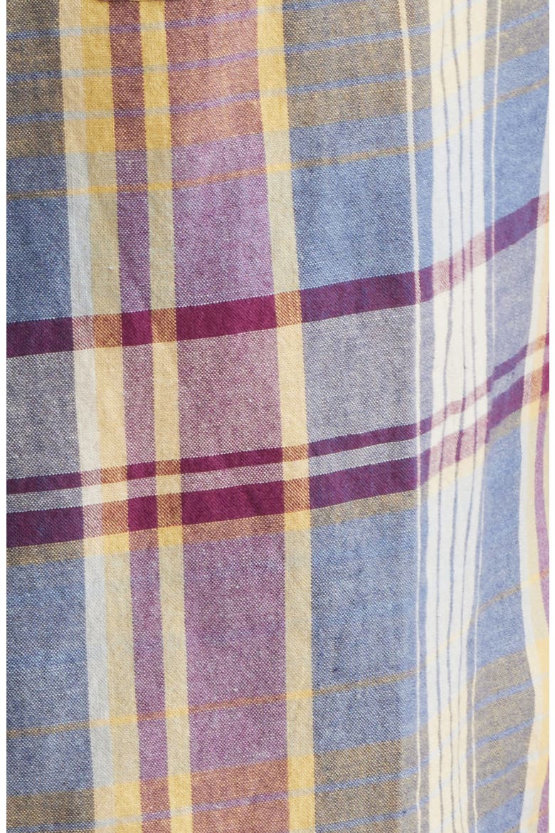 Wayne Plaid Button-Up Work Shirt, Alternate, color, BLUE MULTI